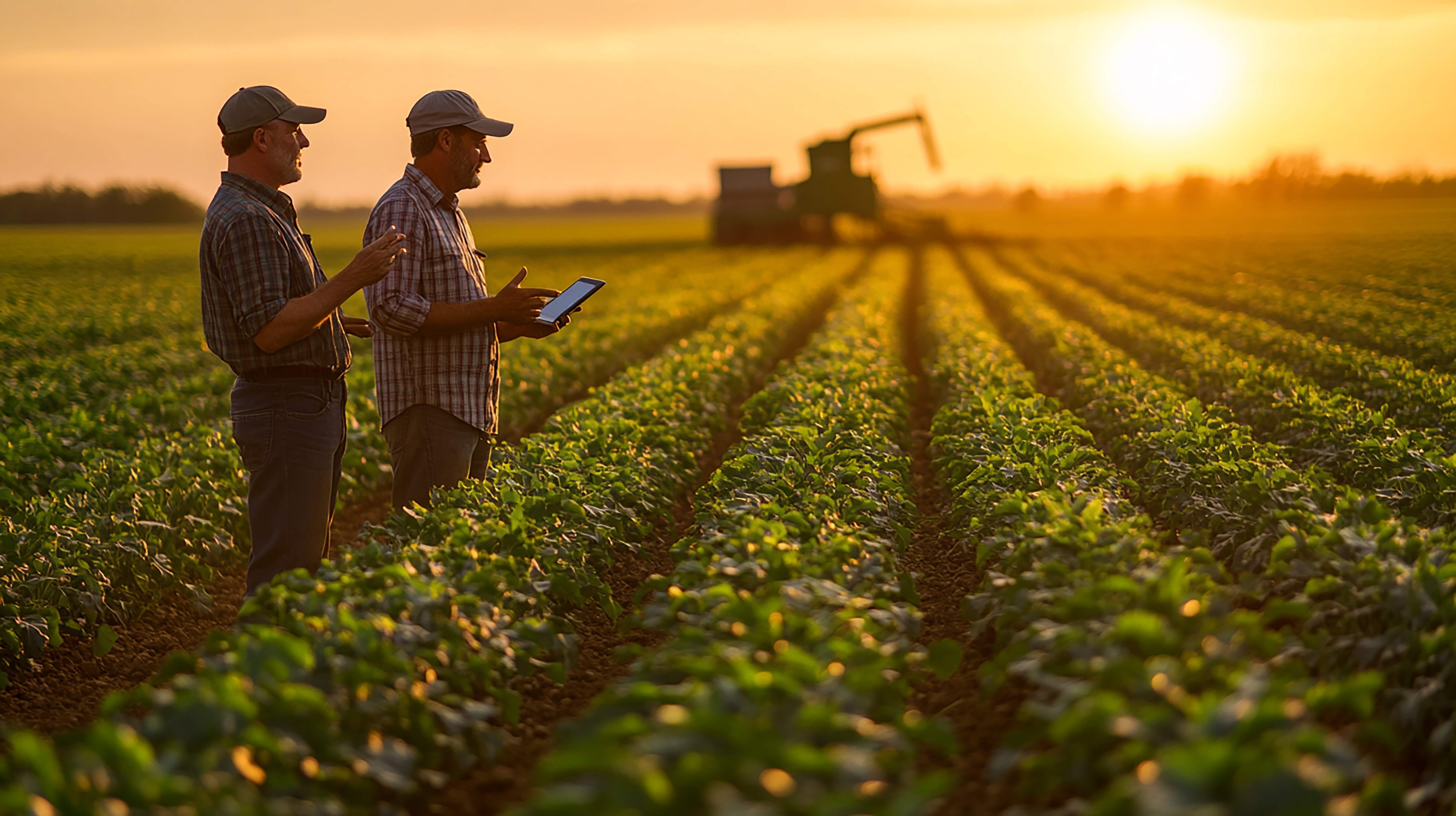 Gestão agrícola no campo